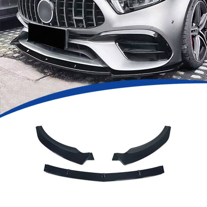 3-Section Front Lip Spoiler for Mercedes-Benz A-Class W177 (2019 - 2023)