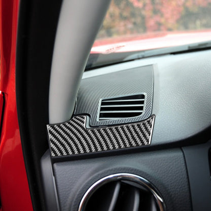 2PC Prepreg Dry Carbon 3*3 3K Carbon Fiber Interior Dashboard Air Vent Overlay Trim for Toyota Tundra XK50 Facelift (2014-2021)