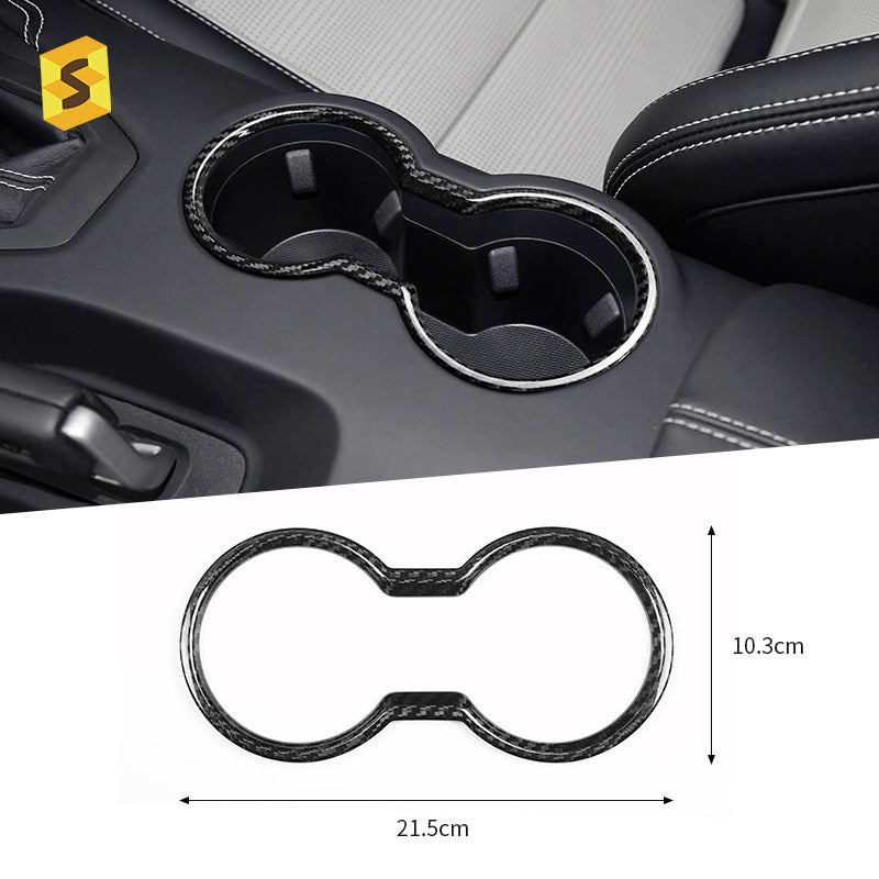 Carbon Fiber Center Console Trim for Ford Mustang (2024)