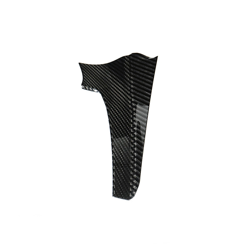 Real Carbon Fiber Instrument Left Side Panel Trim for Fiat 500