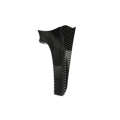 Real Carbon Fiber Instrument Left Side Panel Trim for Fiat 500