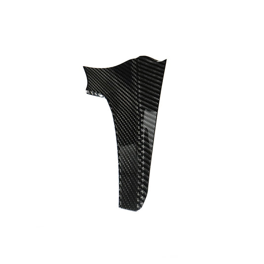 Carbon Fiber Instrument Left Side Panel Trim for Fiat 500 (alternate view 5)