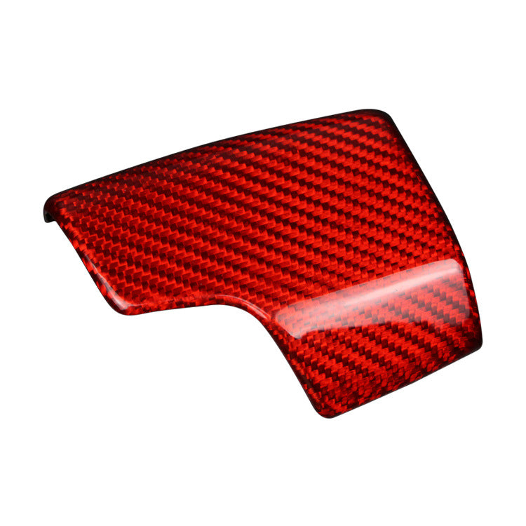 Real Carbon Fiber Gear Shift Knob Cover for Audi A6 / A7 / A8 / Q7 / Q8