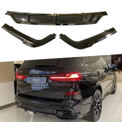 Blacked-Out Sport Front Lip Spoiler for BMW X7 G07 (2023 - 2026)