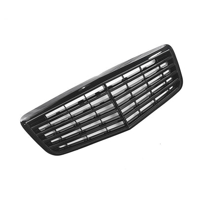 OE-Style Front Grille for Mercedes-Benz E-Class W211 (2006 - 2008), Glossy Black