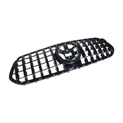 Sport Vertical-Bar Front Grille for Mercedes-Benz GLE / Mercedes-Benz GLE-Class W167 (2020 - 2023), Glossy Black