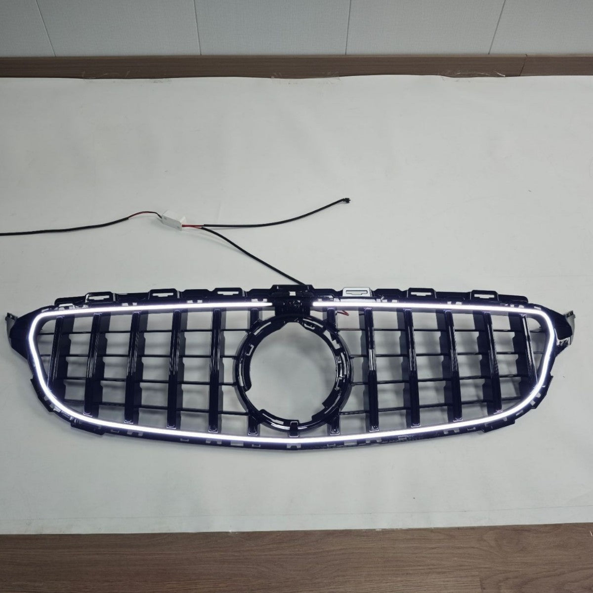LED Illuminated GT-Style Front Grille for Mercedes-Benz C-Class W205 (2015 - 2018)