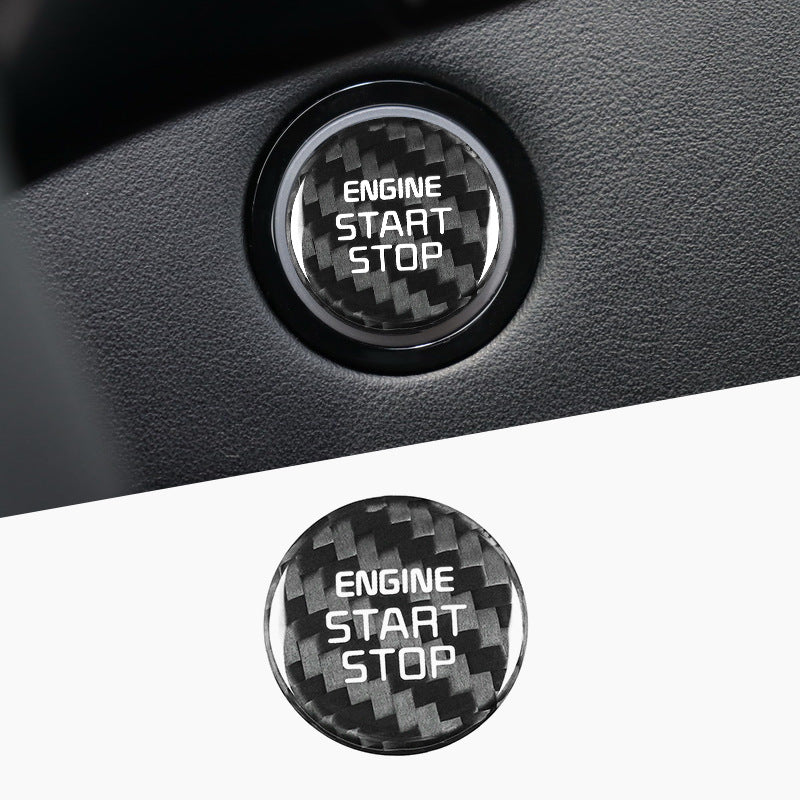 Carbon Fiber Ignition Switch Trim for Kia