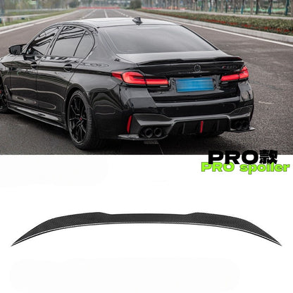 适用宝马5系M5F90G30G38 改装M5/PSM/CS/PRO干碳纤维尾翼spoiler