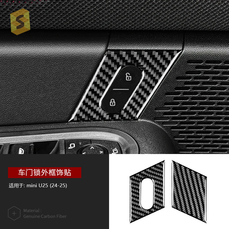 Epoxy Resin Carbon Fiber Interior Trim Kit for MINI J01 Cooper (2024 - 2025)