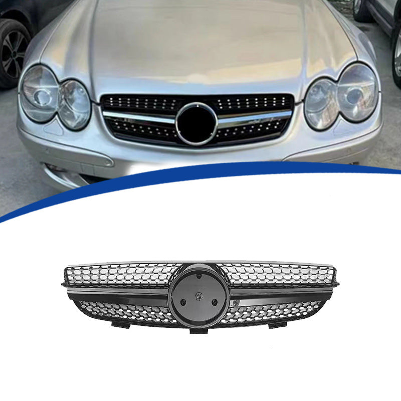 Diamond-Star Front Grille for Mercedes-Benz CLK