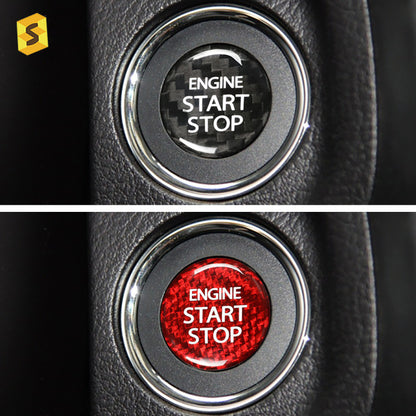 Carbon Fiber Push-Start Button Trim for Suzuki Vitara / Alivio / Kizashi