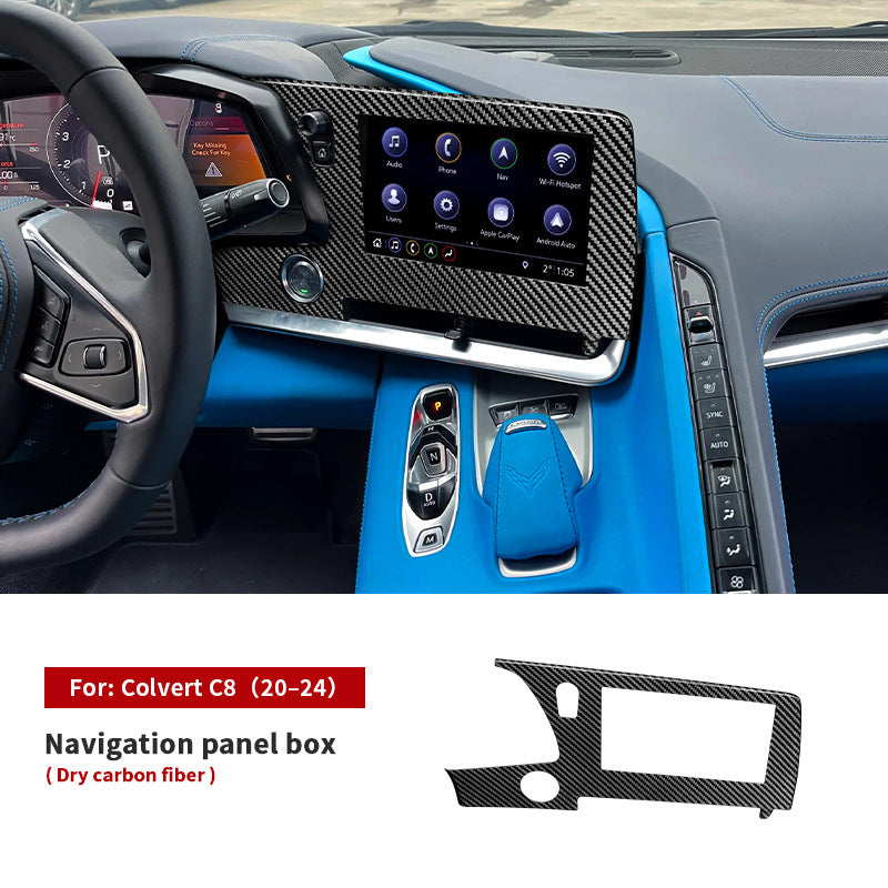 Real Carbon Fiber Decorative Trim Kit for Corvette C8 (2020 - 2025)