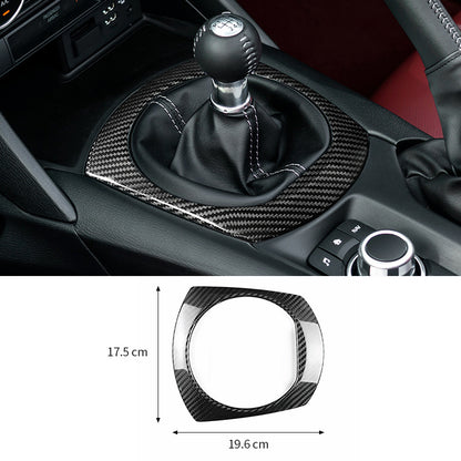 Real Carbon Fiber Gear Shift Panel Cover for Mazda MX-5 (2016 - 2025)