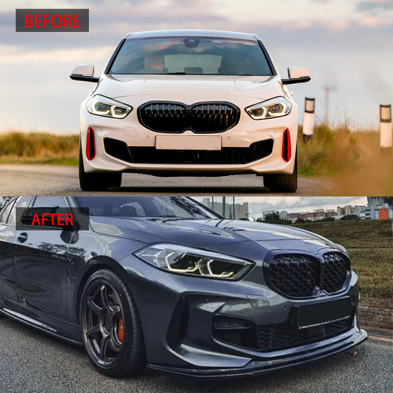 3-Section Front Lip Spoiler for BMW 1 Series F40 (2020 - 2024)
