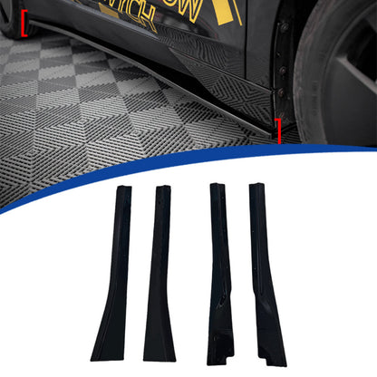 Overseas Spec 4-Section Side Skirts for BMW i3 (2014 - 2021), Glossy Black