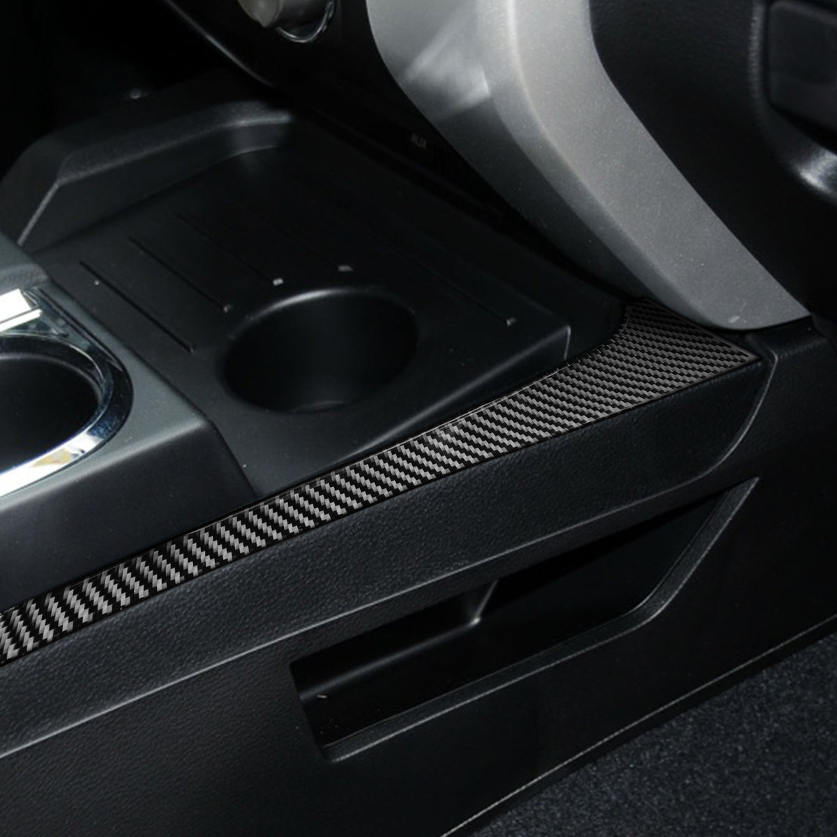 Prepreg Dry Carbon 3*3 3K Carbon Fiber Interior Center Console Gear Shift Base Trim for Toyota Tundra XK50 Facelift (2014-2021)