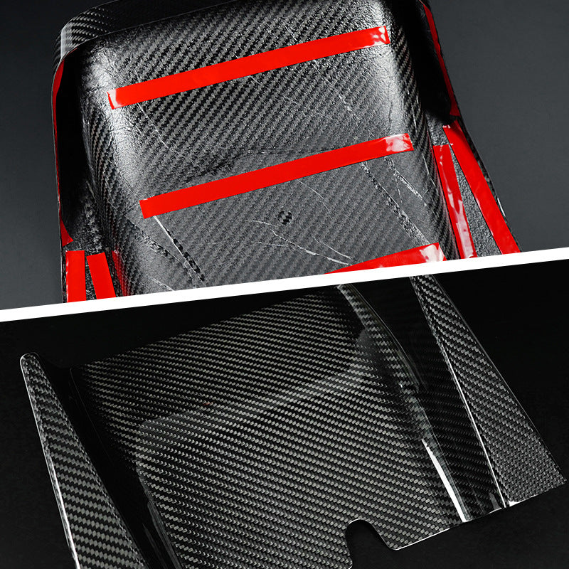 Real Carbon Fiber Rear Lip Spoiler Trim for Fiat 500 / 595 / 695