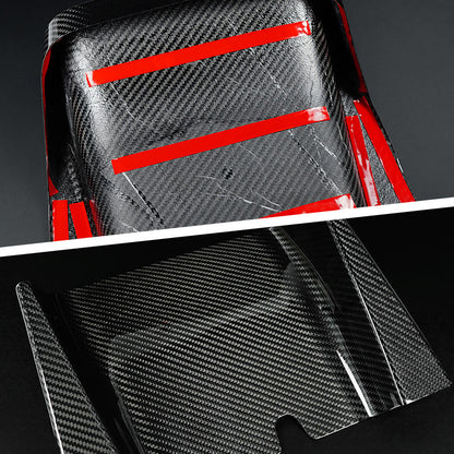 Real Carbon Fiber Rear Lip Spoiler Trim for Fiat 500 / 595 / 695