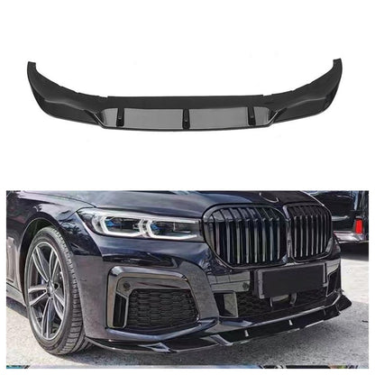 MT Sport MT Front Lip Spoiler for BMW 7 Series G12 (2019 - 2022), Glossy Black