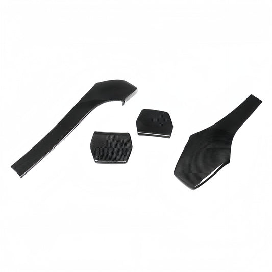 Dry Carbon Fiber Seat Back Trim Panels for BMW M3 F80 / M4 F82 / F83 (2014 - 2020)