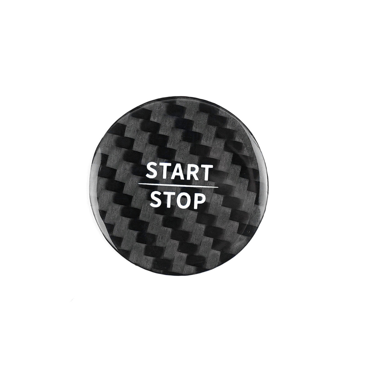 Real Carbon Fiber Ignition Push-Start Button Trim for Mercedes-Benz EQA (2025)