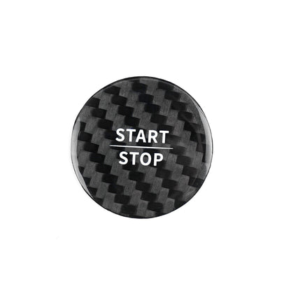 Real Carbon Fiber Ignition Push-Start Button Trim for Mercedes-Benz EQA (2025)