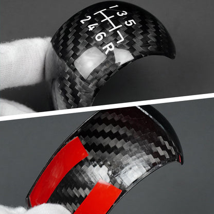 Real Carbon Fiber Gear Shift Knob Cover for Ford Fiesta ST (2018 - 2023) / Ford Fiesta ST MK8 / 8.5 (3-Door)