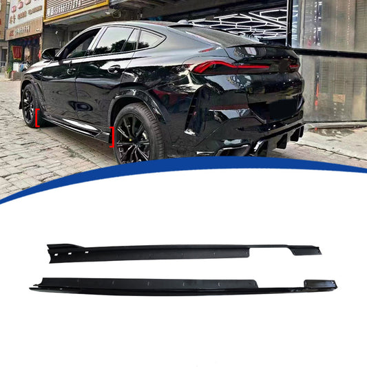Blacked-Out Side Skirts for BMW X6 G06 (2020-2026)