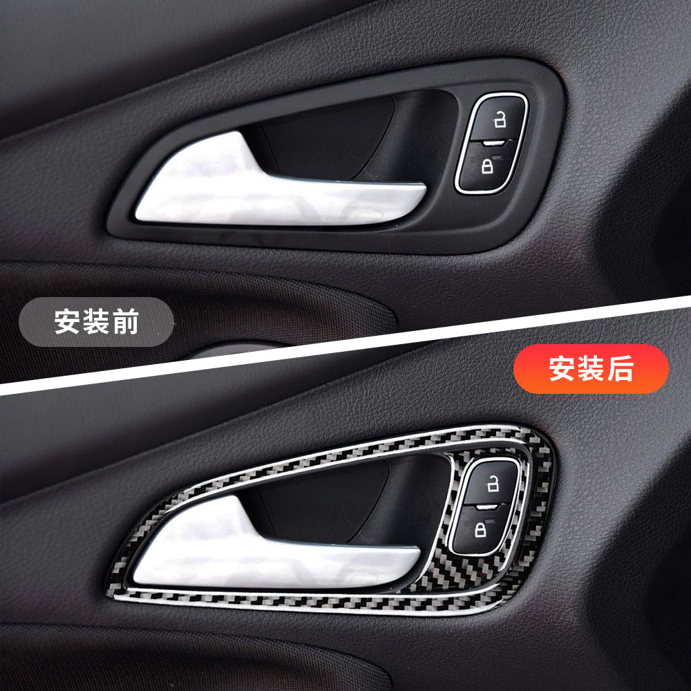 Epoxy Resin Carbon Fiber Decorative Trim Kit for Ford Focus (2015 - 2018)