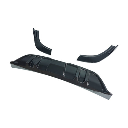 Blacked-Out 3-Section Rear Diffuser Lip for Lexus RX350 (2023 - 2026)