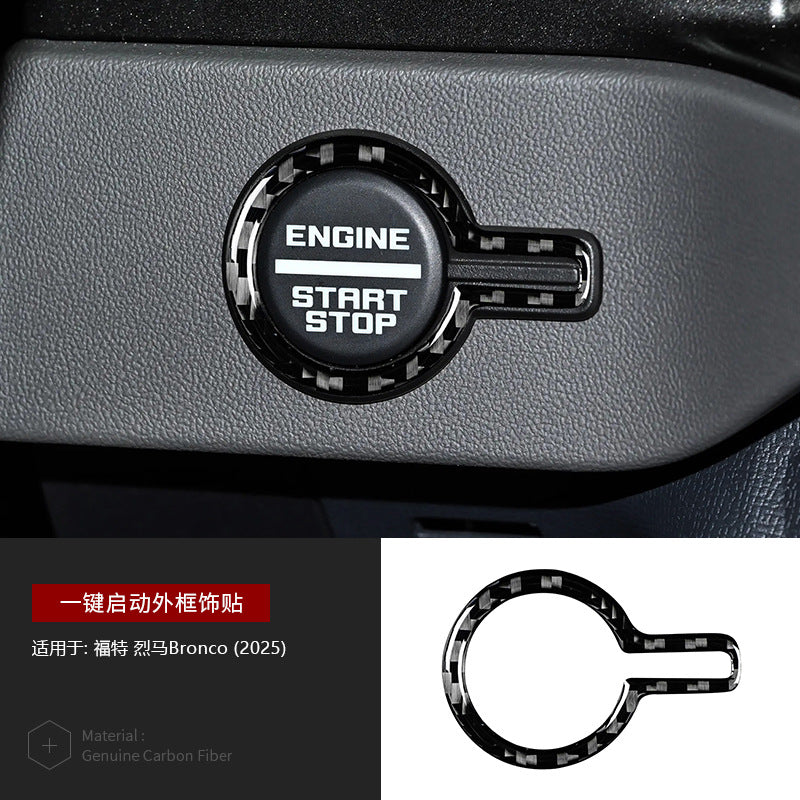Real Carbon Fiber Decorative Trim for Ford Bronco (2025)