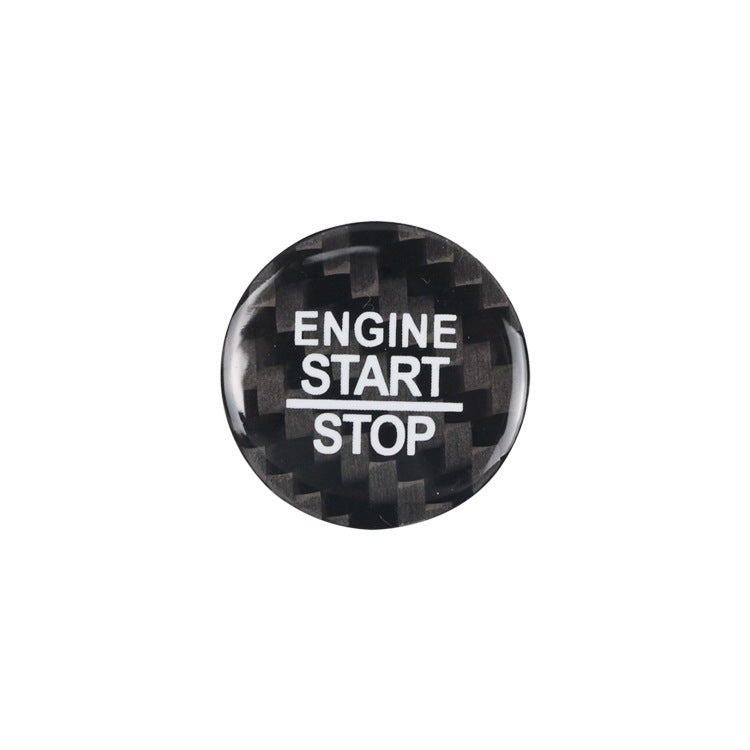 Carbon Fiber Push-Start Button Trim for Dodge Challenger SRT