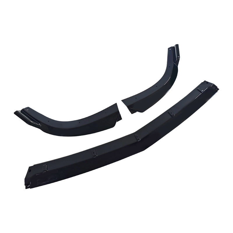 Sport 3-Section Front Lip Spoiler for Mercedes-Benz C-Class W204 (2012 - 2014), Glossy Black