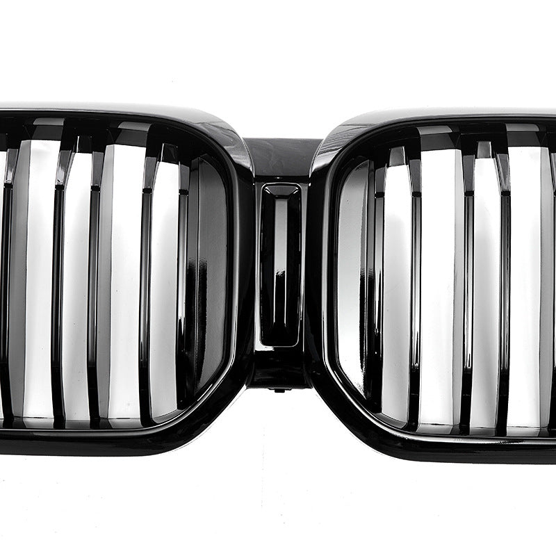 Double-Slat Front Grille for BMW X3 G01 (2022 - 2024), Glossy Black