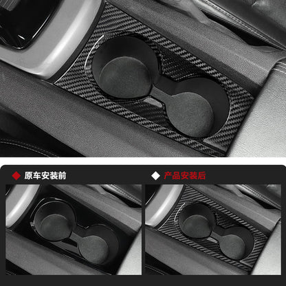 Real Carbon Fiber Cup Holder Trim for Chevrolet Camaro (2010+)