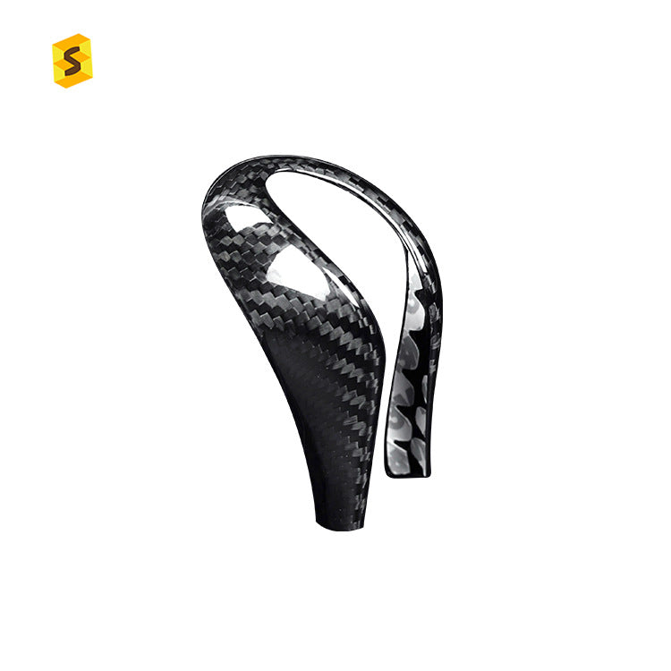 Real Dry Carbon Fiber Gear Shift Knob Cover for Infiniti Q50