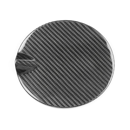 Real Carbon Fiber Outer Fuel Door Cover for Fiat 500 Abarth