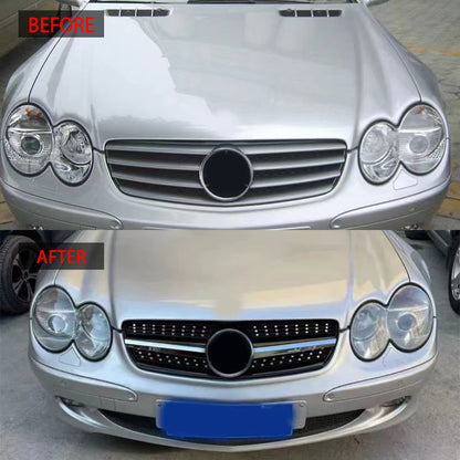 Diamond-Star Front Grille for Mercedes-Benz SL-Class R230 (2007 - 2009)
