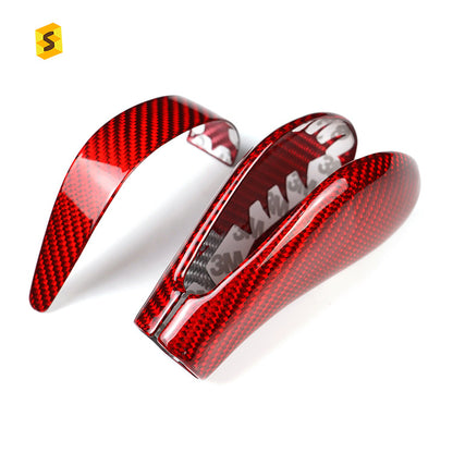 Real Carbon Fiber Gear Shift Knob Cover for Porsche Cayenne (2004 - 2009)