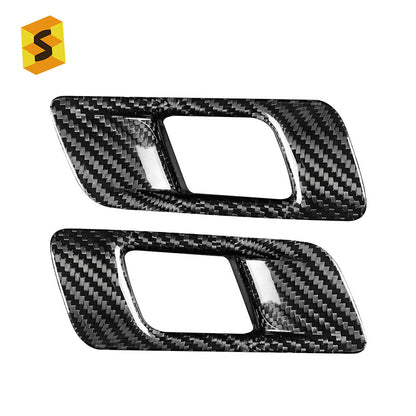 Real Carbon Fiber Interior Door Handle Trim for Ford / Ford Mustang (2015 - 2023)