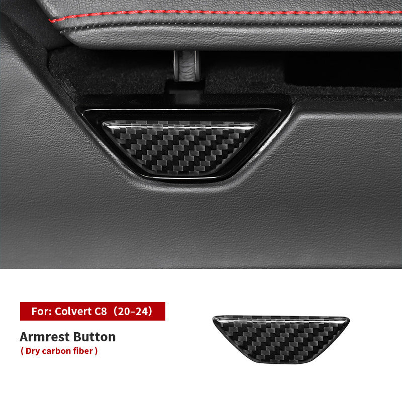 Real Carbon Fiber Decorative Trim Kit for Corvette C8 (2020 - 2025)