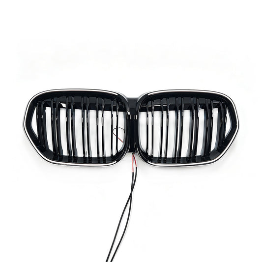LED Illuminated Double-Slat Front Grille for BMW X1 F48 (alternate view 2)