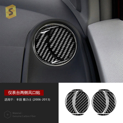 Real Carbon Fiber Decorative Trim Kit for Toyota Yaris (2006 - 2013)