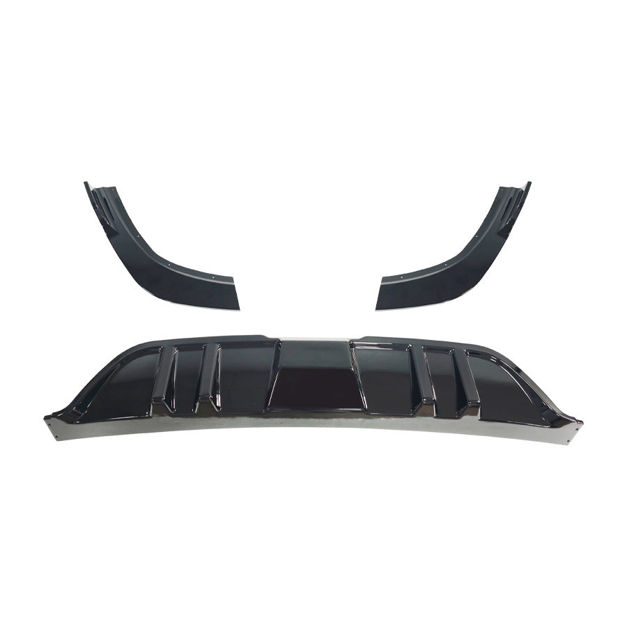 Blacked-Out 3-Section Rear Diffuser Lip for Lexus RX350 (2023 - 2026)