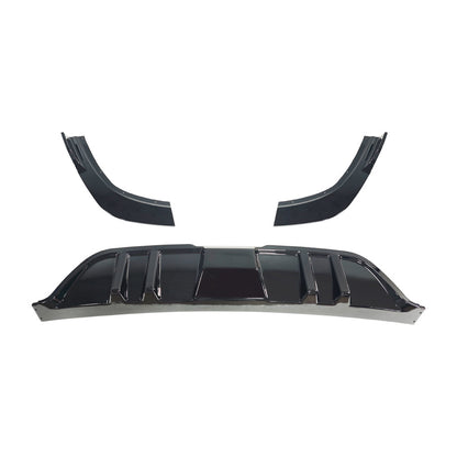 Blacked-Out 3-Section Rear Diffuser Lip for Lexus RX350 (2023 - 2026)