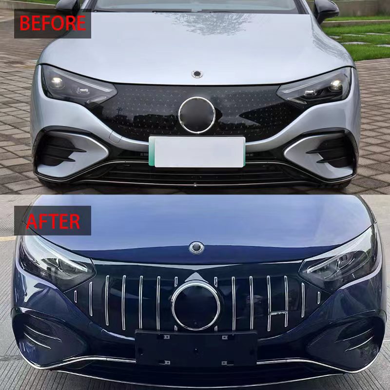 Vertical-Bar Front Grille for Mercedes-Benz EQE W295