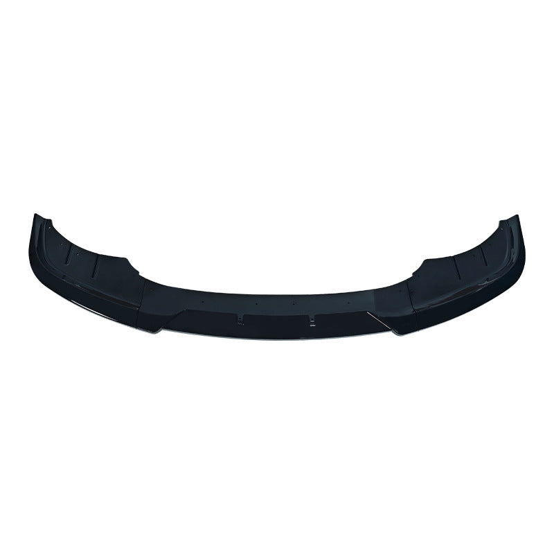 Standard 3-Section Front Lip Spoiler for BMW 5 Series F10 (2014 - 2016), Glossy Black