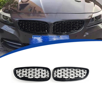 Meteor Front Grille for BMW Z4 E89 (2009 - 2018), Glossy Black