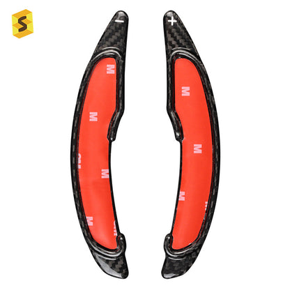 Real Carbon Fiber Steering Wheel Trim for Mitsubishi Outlander / EVO